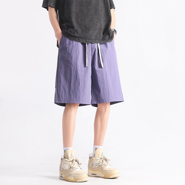 스타빈 남성용 무지컬러 캐주얼 밴딩 바지