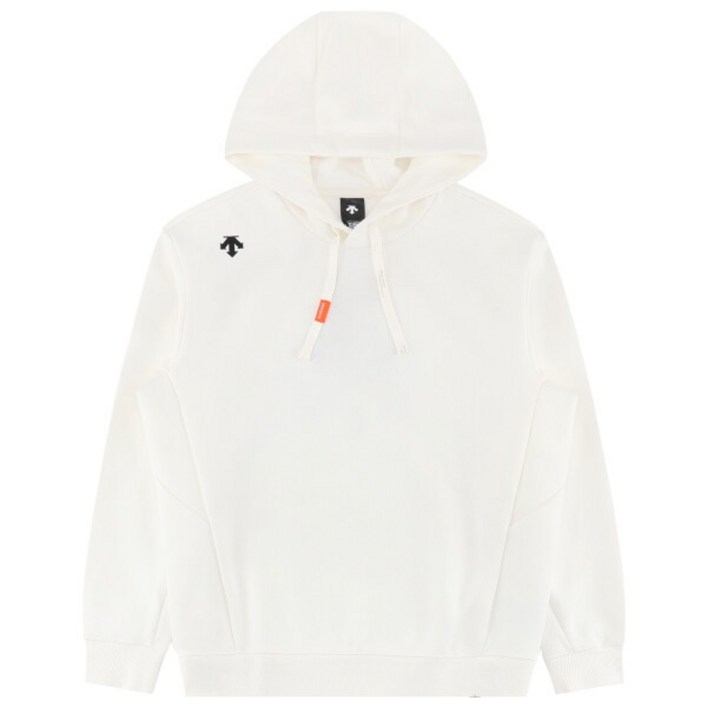 데상트 에센셜 백그래픽 후드 티셔츠 SQ123UHD21IVRY