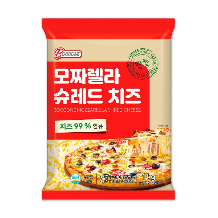 보꼬네 자연 99 모짜렐라 슈레드 치즈 1kg 보꼬네 자연 99 모짜렐라 슈레드 치즈 1kg