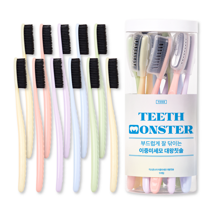 윌렉스 티스몬스터 부드러운 이중미세모 어금니 대왕칫솔 윌렉스 티스몬스터 부드러운 이중미세모 어금니 대왕칫솔
