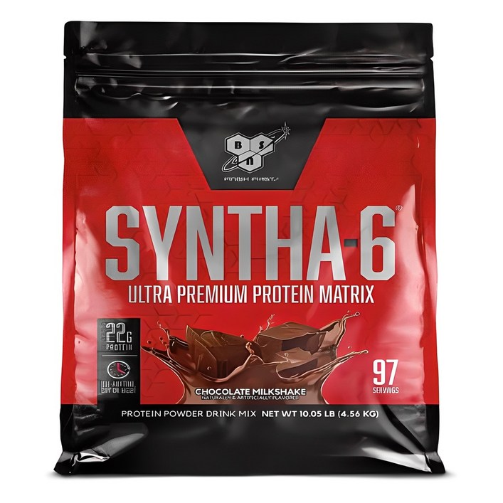 비에스엔 신타6 프로틴 파우더 드링크 믹스 단백질 보충제 초콜릿 밀크셰이크, 4.56kg, 1개
