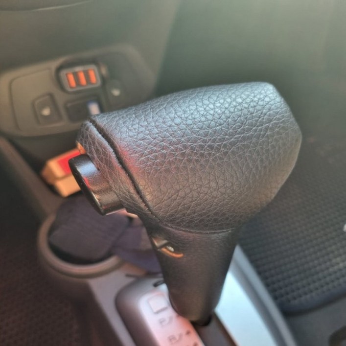 기어커버스파크용부서지고 깨진 기어노브 완벽커버3가지색상, 블랙