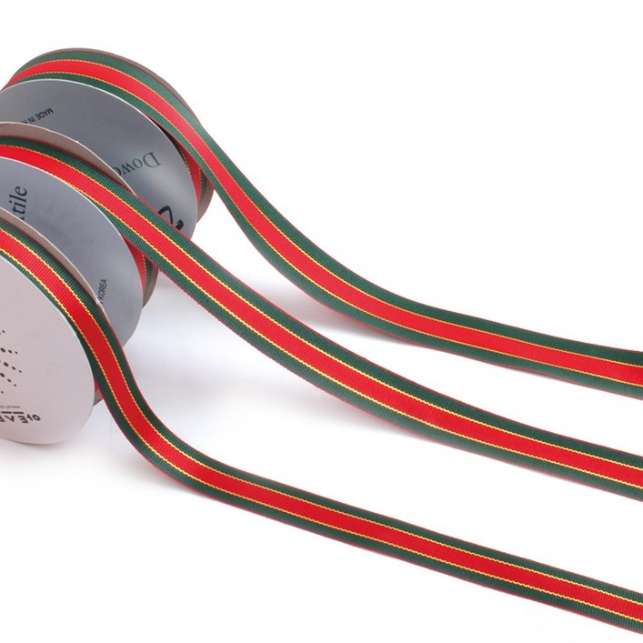 아이디몬 구츄리 610152530mm 1롤 15yd 크리스마스리본 트리 포장리본