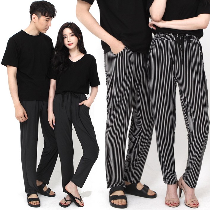 어나더디3개구매시 1개증정속이 비치지 않고 밴딩끈있는 아이스 쿨 바지 팬츠