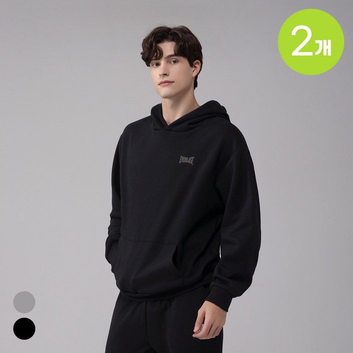 에버라스트 11 남자 기모 후드티 캥거루 스웨트셔츠