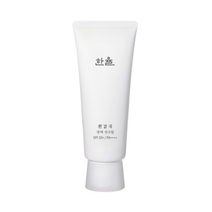 한율 흰감국 광채 선크림 SPF50 PA