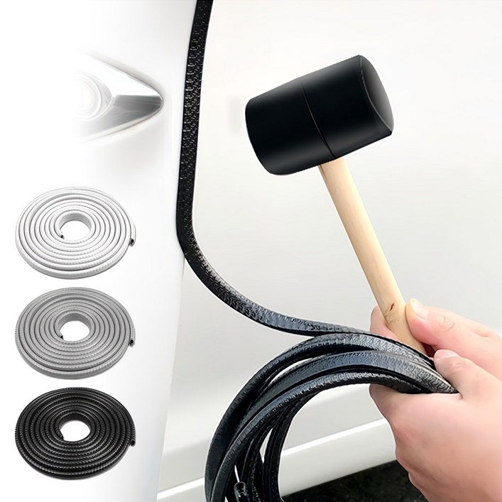 차량용 문콕 방지 몰딩 도어가드  고무망치 세트 자동차 차량 사이드 보호 용 패드 차 충격 완화