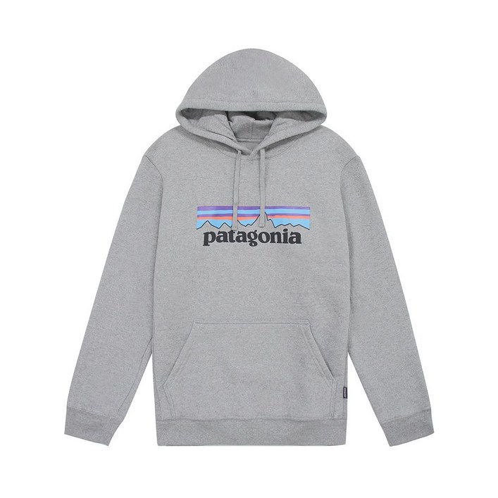 백화점출고 파타고니아 현대Hmall P6 로고 업라이절 기모 플리스 후드티 후디 그레이 39622GLH 등산 조끼 아웃도어 티셔츠 양털