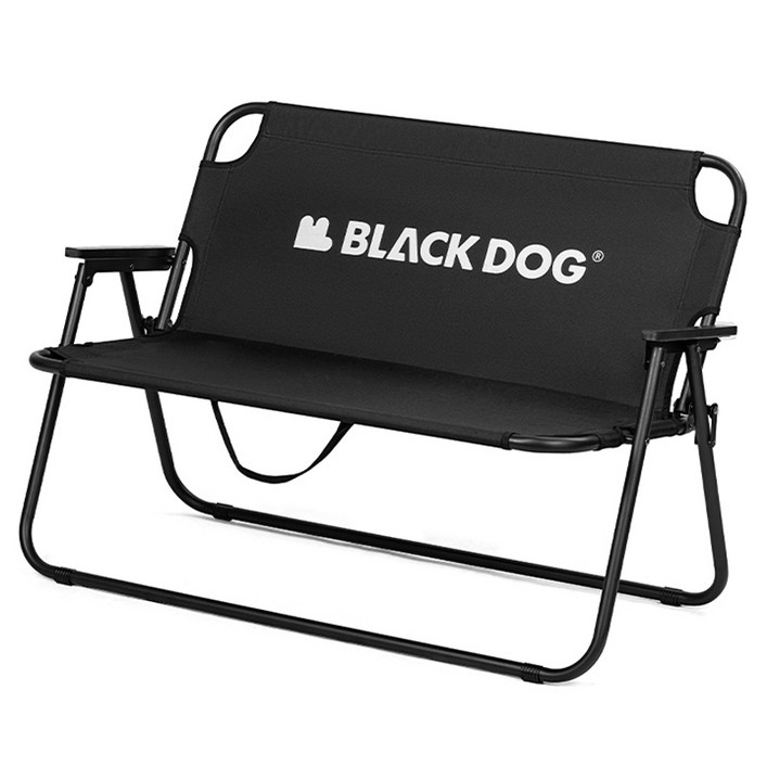 BLACKDOG 2인용 600D 이중 옥스퍼드 접이식 캠핑의자 CBD2450JJ041