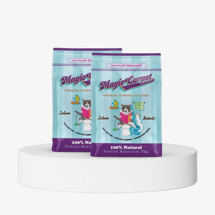 매직카펫 오리지널 굵은입자(로우트랙) 7kg 고양이모래