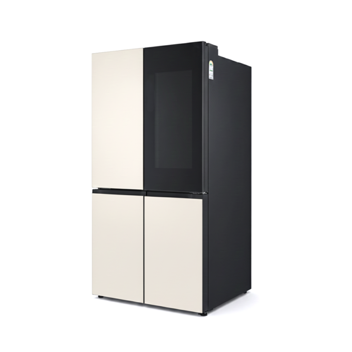 LG전자 양문형 냉장고 4도어 871L 노크온 매직스페이스 M876GBB431 1등급