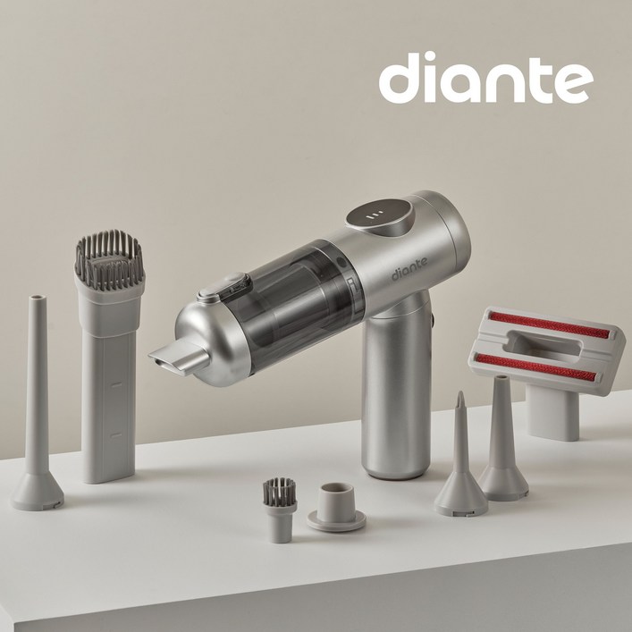 디안트 차량용 무선 청소기 BLDC 흡입력 좋은 진공청소기 에어건, Z30, 실버