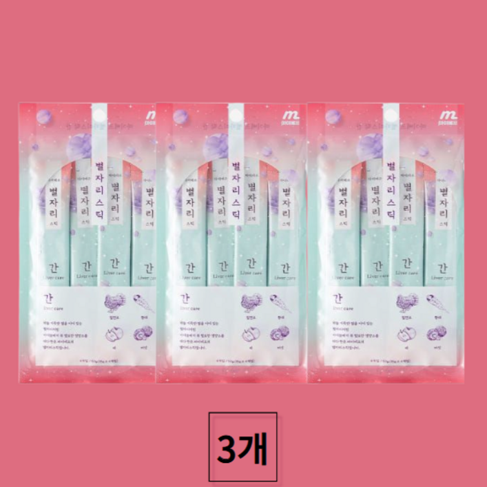 마이베프 별자리스틱 고양이 짜먹는 간식 60g 3개세트총3개