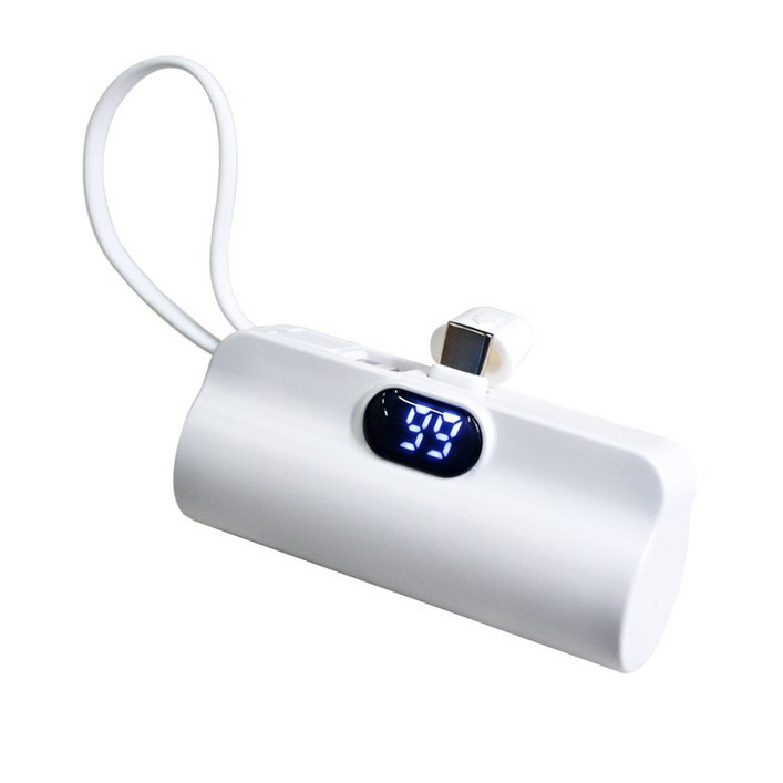 오트룩스 도킹형 미니 일체형 보조배터리 LCD 잔량 표시 5000mAh 오트룩스 도킹형 미니 일체형 보조배터리 LCD 잔량 표시 5000mAh