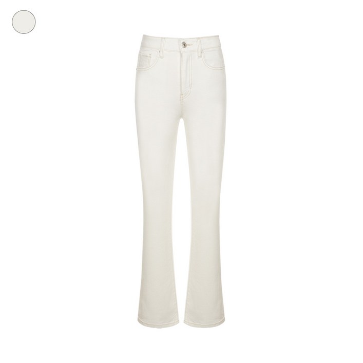 여성 IVY 롱 슬림 부츠컷 데님 RP1D01J3