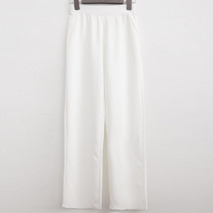 소유진 여성용 편해요 와이드 스판 밴딩슬랙스