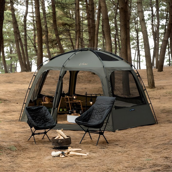 카즈미 비바돔 쉘터 플러스 그늘막 텐트