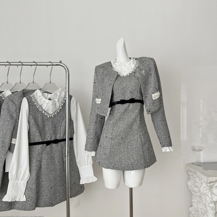 미스 헐 중공업 부잣집 천금 원피스 명원풍 코트 투피스