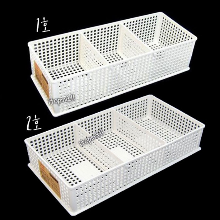 대현 칸막이 메쉬 바스켓 1호 2호 수납 정리 소품함