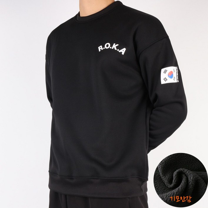 GTM D겨울기모로카맨투맨 남자 로카티 ROKA 아미 긴팔티 티셔츠 방한 상의 GTM D겨울기모로카맨투맨 남자 로카티 ROKA 아미 긴팔티 티셔츠 방한 상의