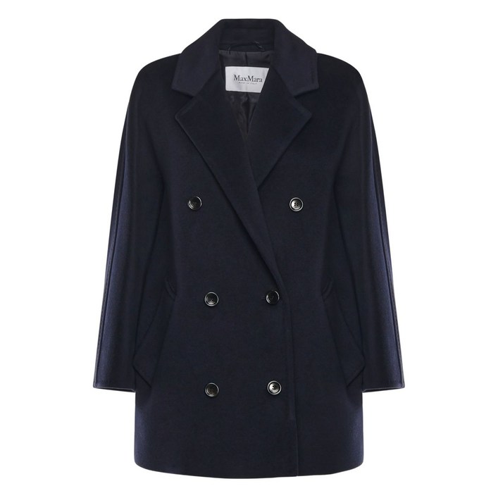 막스마라 더블 브레스티드 코트