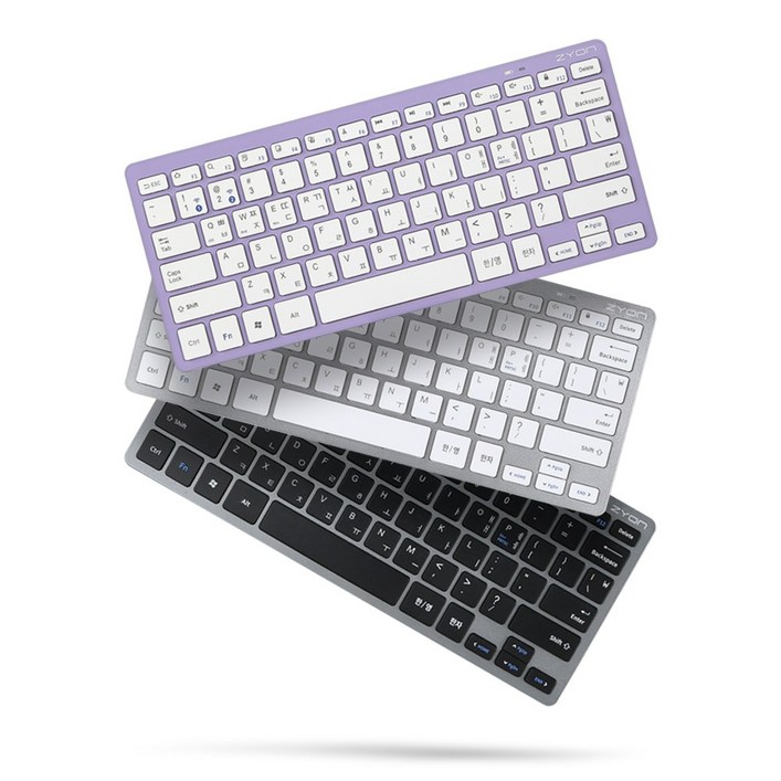 자이온 저소음 미니 멀티페어링 블루투스 무선 텐키리스 키보드