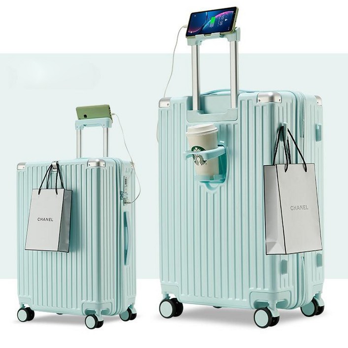 PYHO 캐리어 이중 방폭 지퍼 튼튼 캐리어 유니버셜  중대형 캐리어 PC YKK지퍼 원터치 확장형 기내용