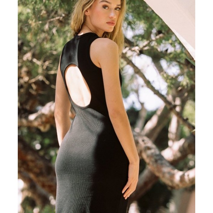 DAZE DAYZ NOIR CUTOUT DRESS 215340