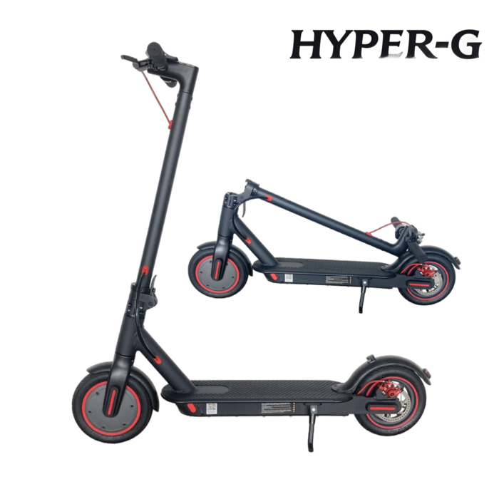 HYPERG 전기 전동 킥보드 초경량 접이식 휴대용 성인용 배달용 전기킥보드 출퇴근 배달 안장 미포함, 36V 5A, 1개