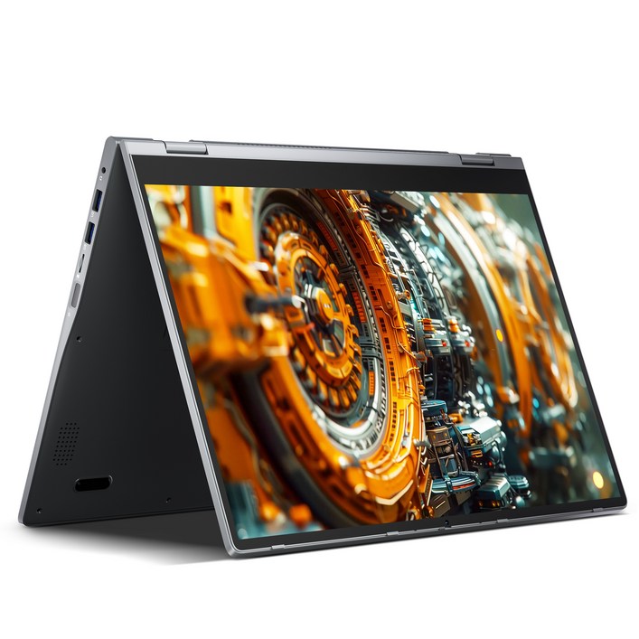 JUMPER 노트북 2in1 16인치 접이식 터치스크린 N5095 프로세서 지문인식 WiFi6 Windows 11 home, 회색, J1 NY02, 128GB, 4GB, WIN11 Home