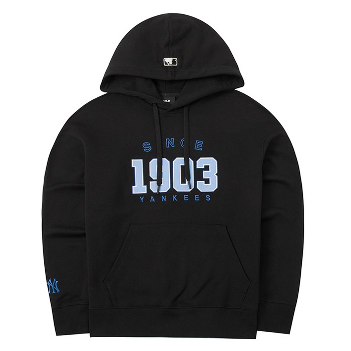 MLB 남녀 공용 스포츠 후드티 3AHDV0144-50BKS