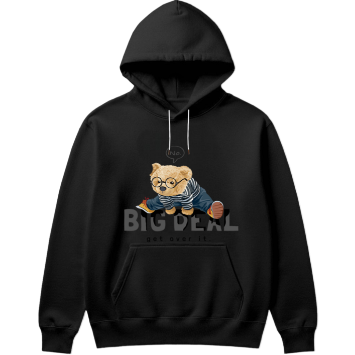 [LARIX] 래릭스 에센셜컷 곰돌이 후드티