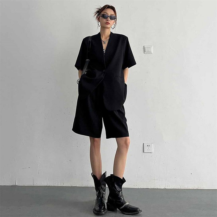 여성투피스  정장세트  정장자켓  반바지  바람막이 점퍼   여름바지   ZFY072844 50