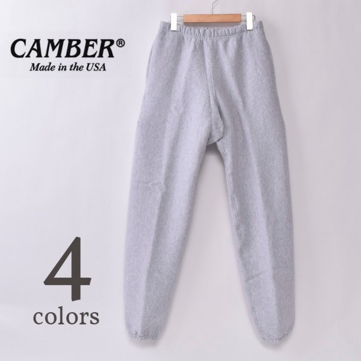 캠버 CAMBER 233 크로스니트 스웻 팬츠 12온스 4컬러
