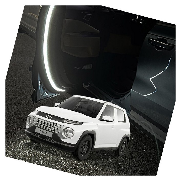 캐스퍼 면발광 도어라이트 경고 교통사고 도어스팟램프 방지