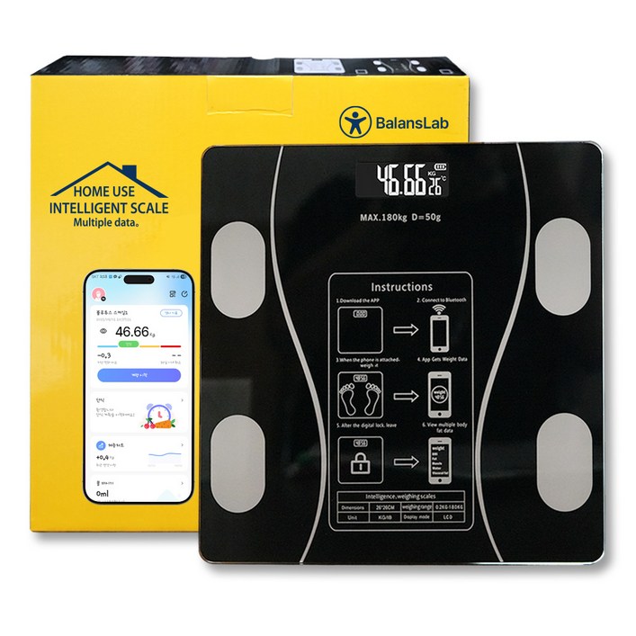 밸런스랩 스마트 체지방 체중계