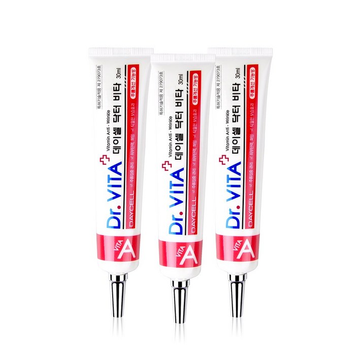 닥터비타 피부 탄력 주름개선 레티놀 비타민 A 크림, 3개, 30ml