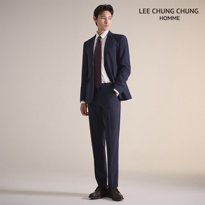 이청청옴므 남성용 SS 프리미엄 클래식 수트 상하의 세트