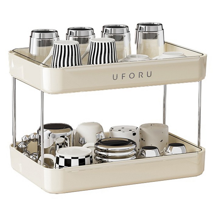 엠토이 x UFORU 컵 정리 선반 ZW176 물빠짐 컵 그릇 식기 보관 트레이 수납 선반 건조대