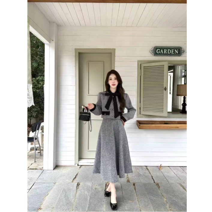 빌리즈빈 여성 러블리 A라인 자켓 스커트 투피스 5417