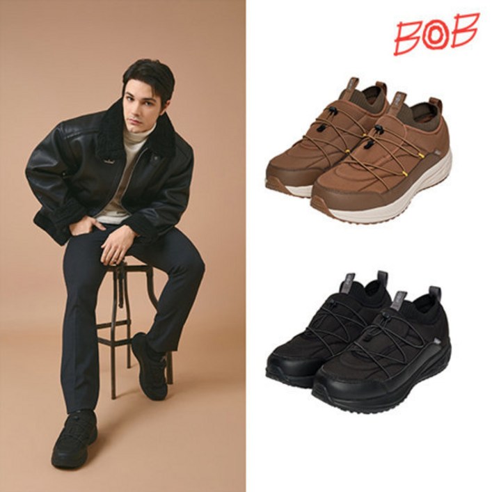 BOB 25FW 최신상 남성 스노우러너 로우부츠
