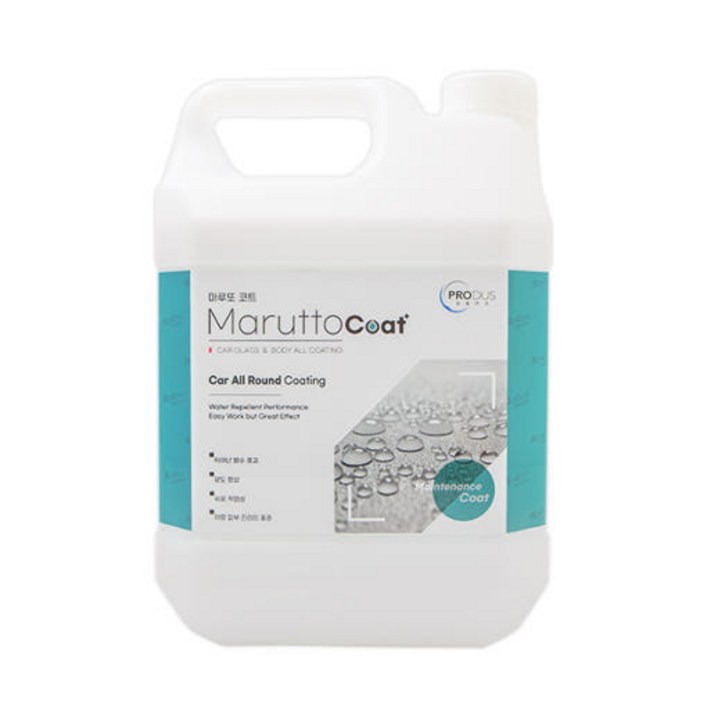 마루또코트 대용량 유리막코팅 관리, 1개, 4L