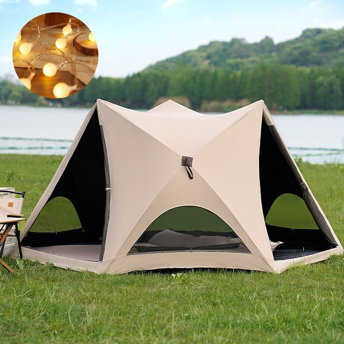엠티링크 3세대 원터치 텐트 그늘막 대형 3-4인용 5-6인용 캠핑 자동 오토 접이식 방수 쉘터 피크닉