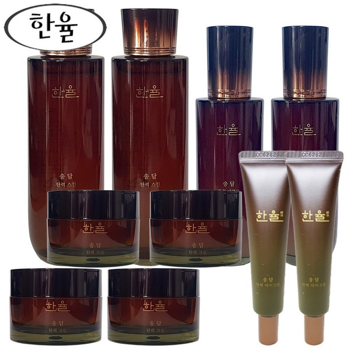 한율 본사직영★빠른배송 송담 탄력 기초풀세트 더블구성스킨2개에멀젼2개크림4개아이크림2개쇼핑백2개 한율 본사직영★빠른배송 송담 탄력 기초풀세트 더블구성스킨2개에멀젼2개크림4개아이크림2개쇼핑백2개