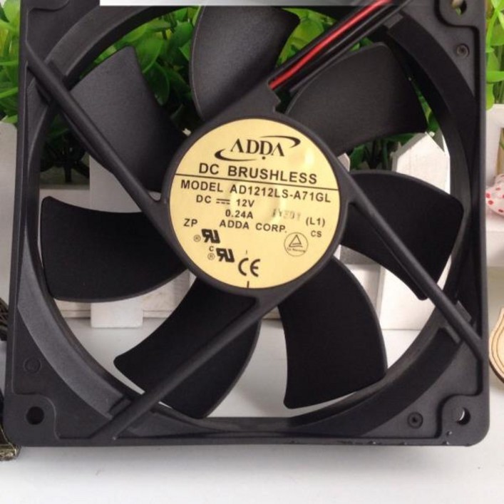 Adda Xiexi 12025 12cm 12v0.24a 인버터 초 저소음 팬 AD1212LSA71GL