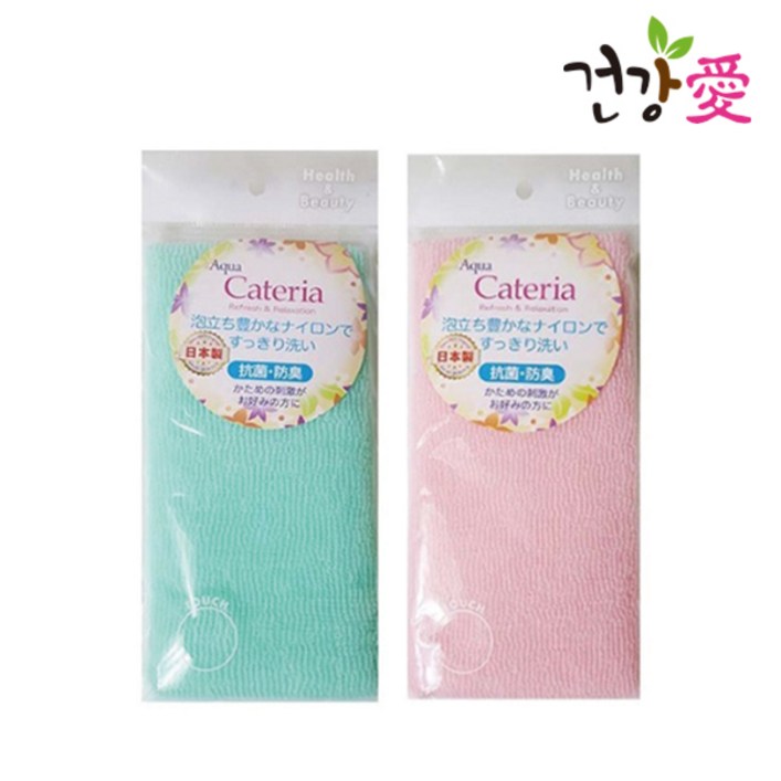 일본 타츠네 카테리아 항균 샤워타올 2p (0) 10