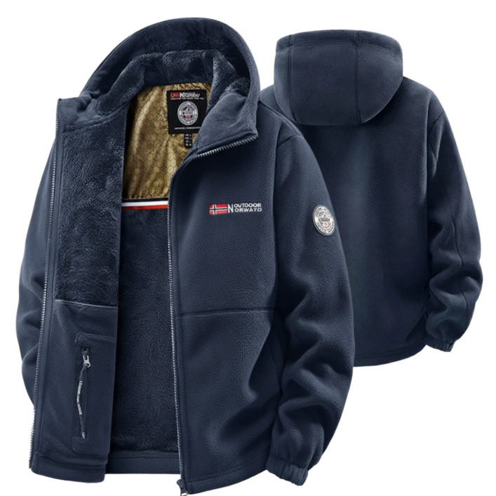 루미닥터스 남성 여성 겨울 노르웨이 후드 집업 후리스 발열 소재 야외 캠핑 낚시 라이딩 혹한기 작업복