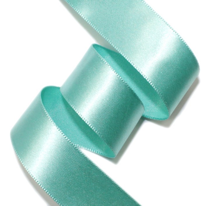 리본벨리 공단리본 넓이 10mm,15mm,20mm,25mm 길이 50y(45m), 25mm, 민트