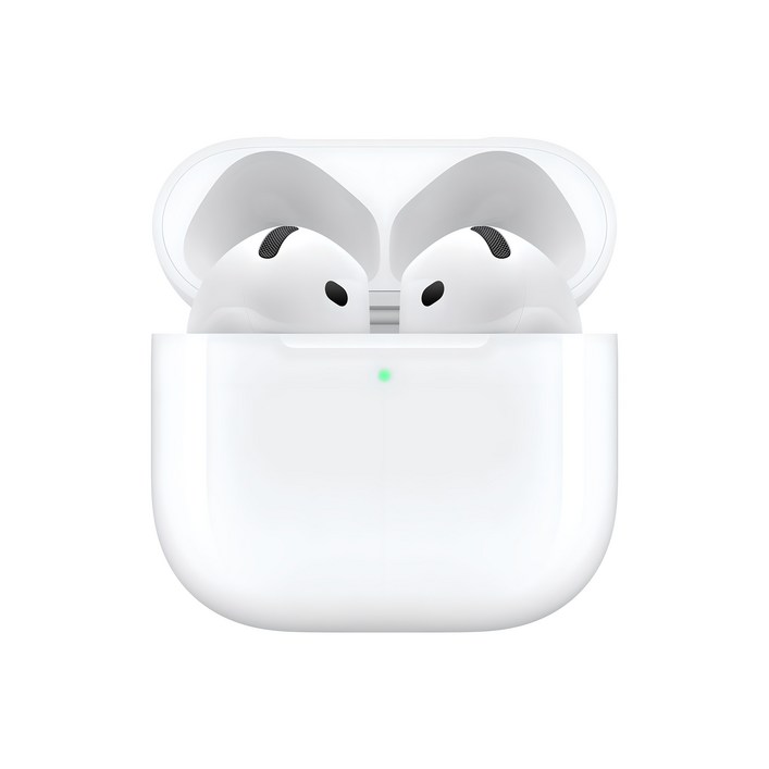 Apple 2024 에어팟 4세대 액티브 노이즈 캔슬링 블루투스 이어폰, MXP93KH/A, 화이트