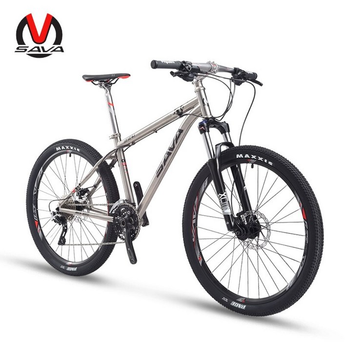 SAVA 티타늄 산악자전거 MTB DEORE M6000 30단 오일 디스크 27.5인치, 스포츠 에디션 - 쇼핑앤샵